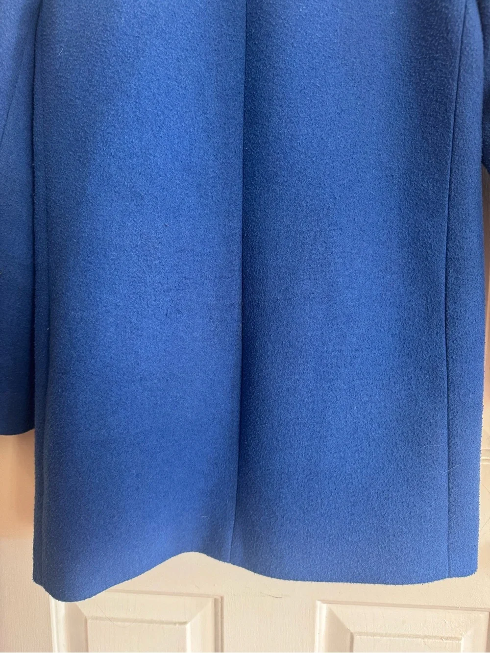 J Crew Mercantile Royal Blue Wool Blend Coat - Picture 6 of 12